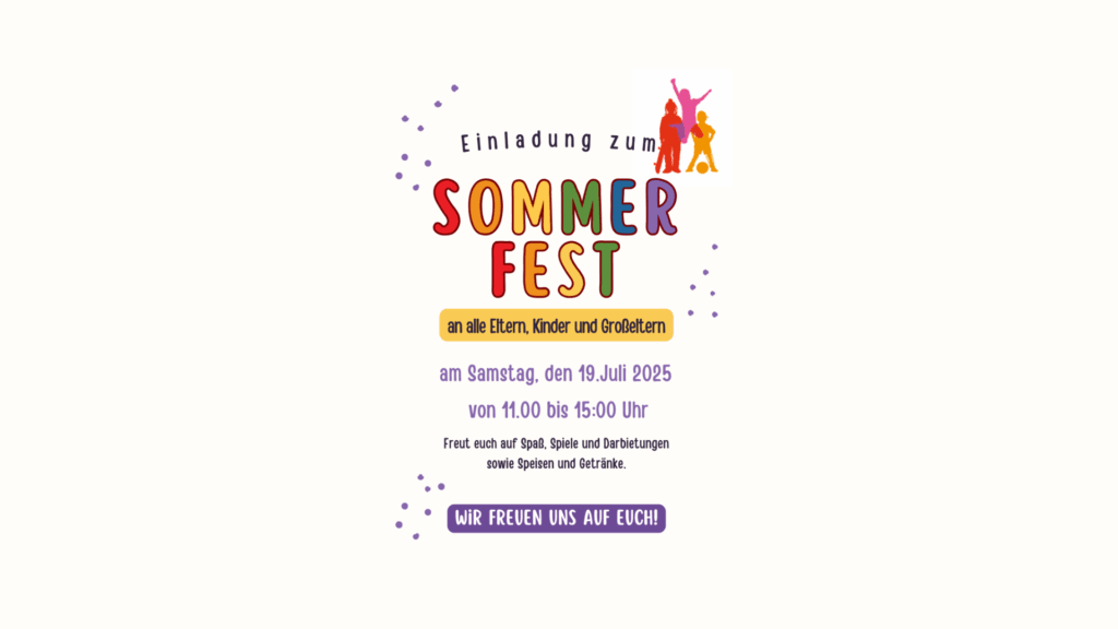 Sommerfest am 19.Juli 2025